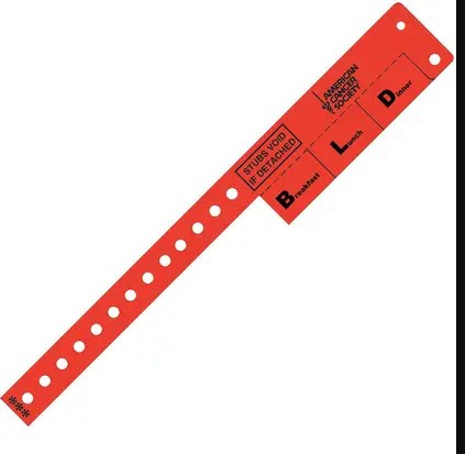 Detachable Tab Vinyl Wristbands